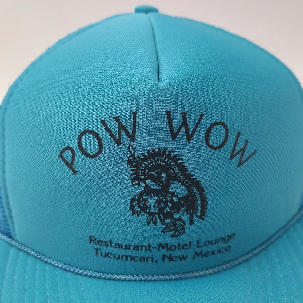 Vintage Pow Wow Trucker Hat Snapback‎ Mesh Tucumcari New Mexico Native American